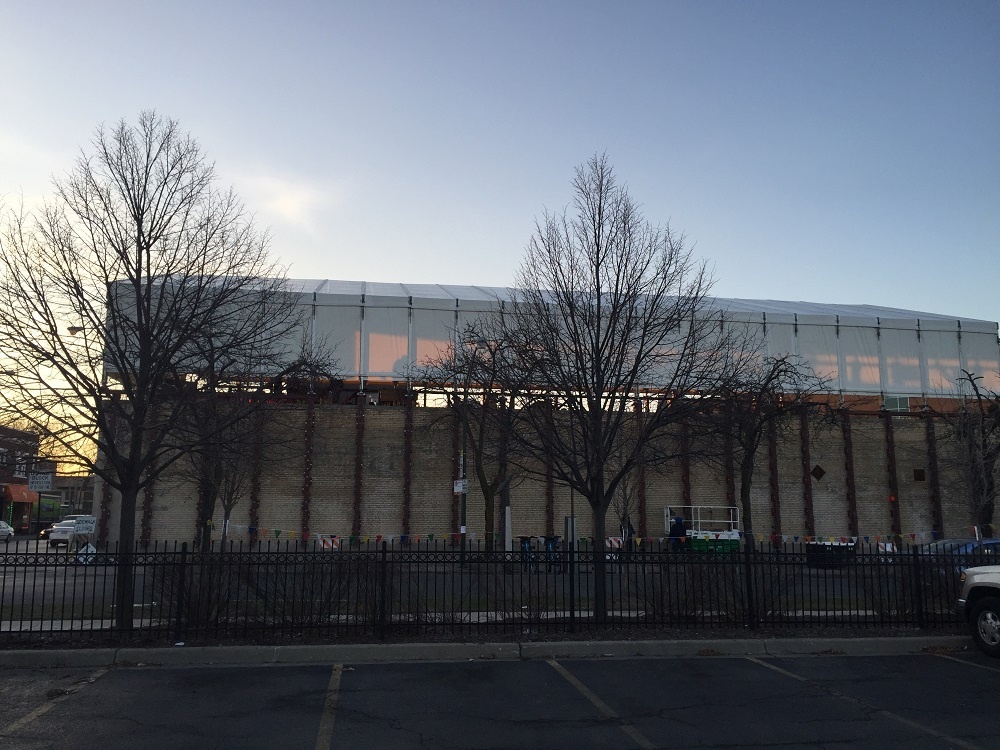 disaster Industrial Fabric Building