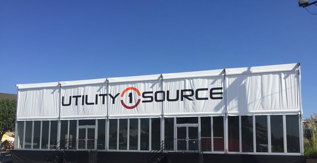 Trade show temporary structure