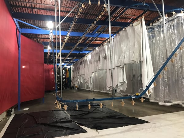 {Behind the Scenes} The Mahaffey Fabric Structures Drying System