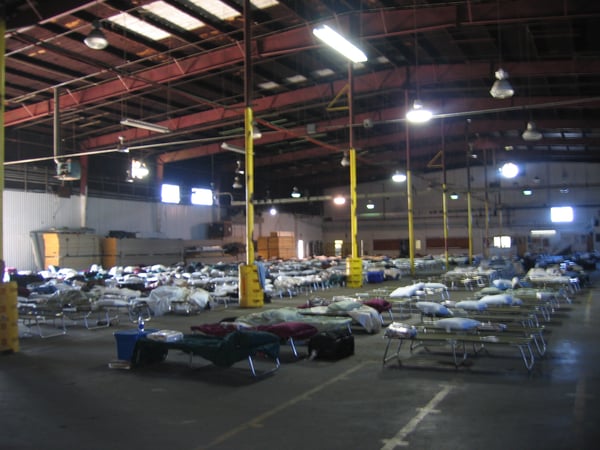 A Post Katrina Account of Building and Supporting Disaster Relief Base Camps