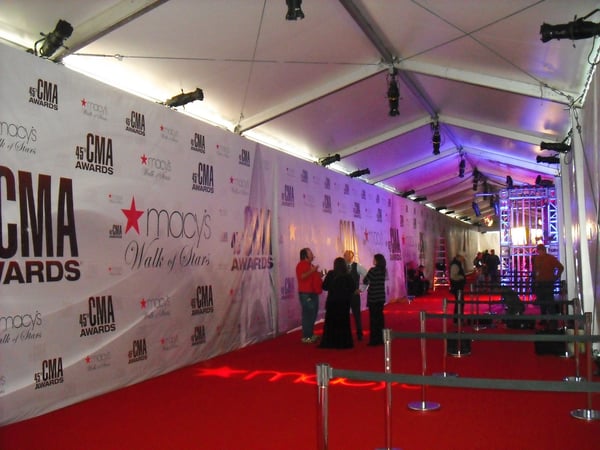 Clearspan Tents for Award Shows: 2015 CMA Awards Recap