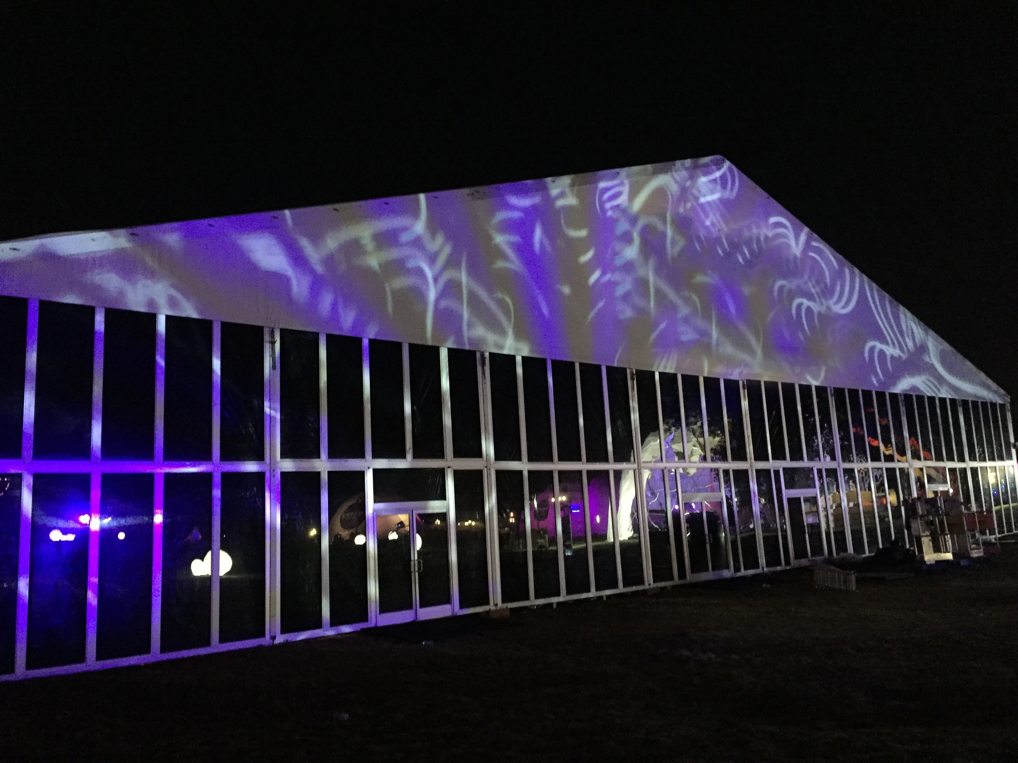 outdoor conference temporary structure