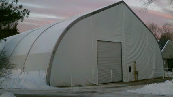 Mahaffey MTS™ Engineered to be the Ideal Temporary Warehouse in Harsh Winter Climates