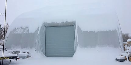 Temporary Structure in Snow