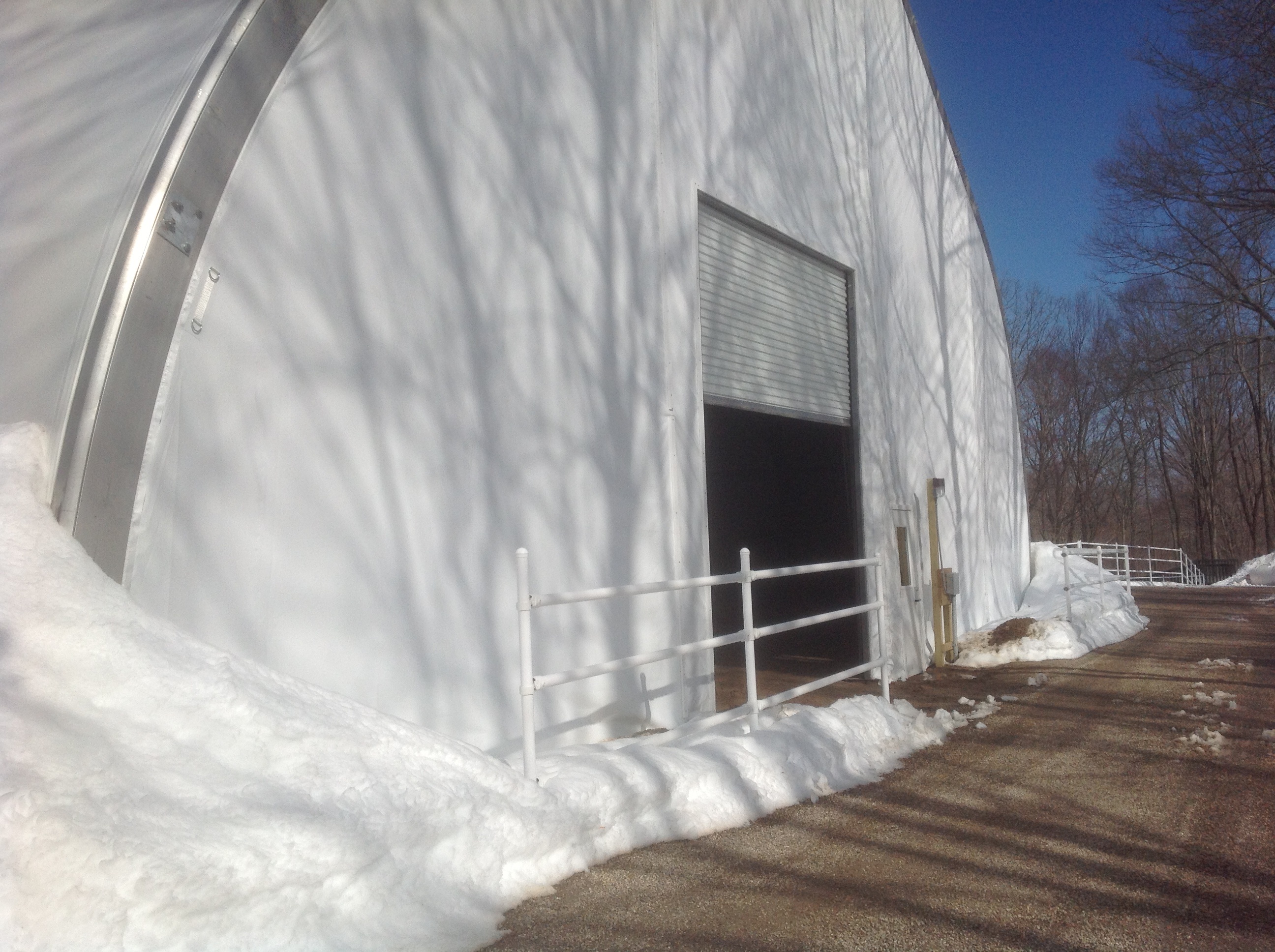 Mahaffey Tensions Series (MTS™) Structure is a Great Solution to Extreme Weather, such as snow.